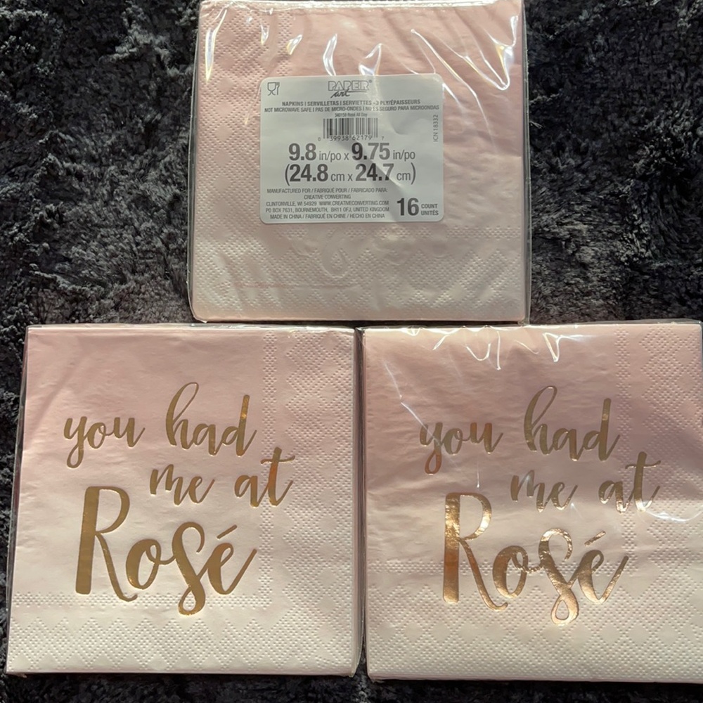 Beverage napkins